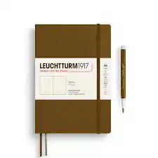 SPICE BROWN, SOFTCOVER, MEDIUM (A5), 123 P.,PLAIN