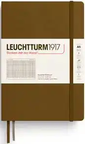 SPICE BROWN, SOFTCOVER, MEDIUM (A5), 123 P.,DOTTED