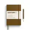 SPICE BROWN, SOFTCOVER, MEDIUM (A5), 123 P.,RULED