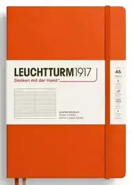 LEUCHTTURM MEDIUM PUMPKIN RULED