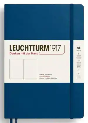 LEUCHTTURM MEDIUM INDIGO PLAIN