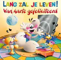 DIDDL 3D CARDS NL 0300 GEFELICITEERD