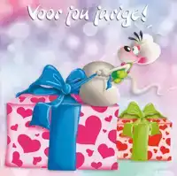 DIDDL 3D CARDS NL 0700 VERJAARDAG