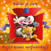 DIDDL 3D CARDS NL 0900 VERJAARDAG