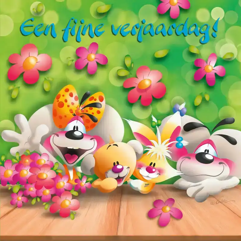 DIDDL 3D CARDS NL 1500 VERJAARDAG
