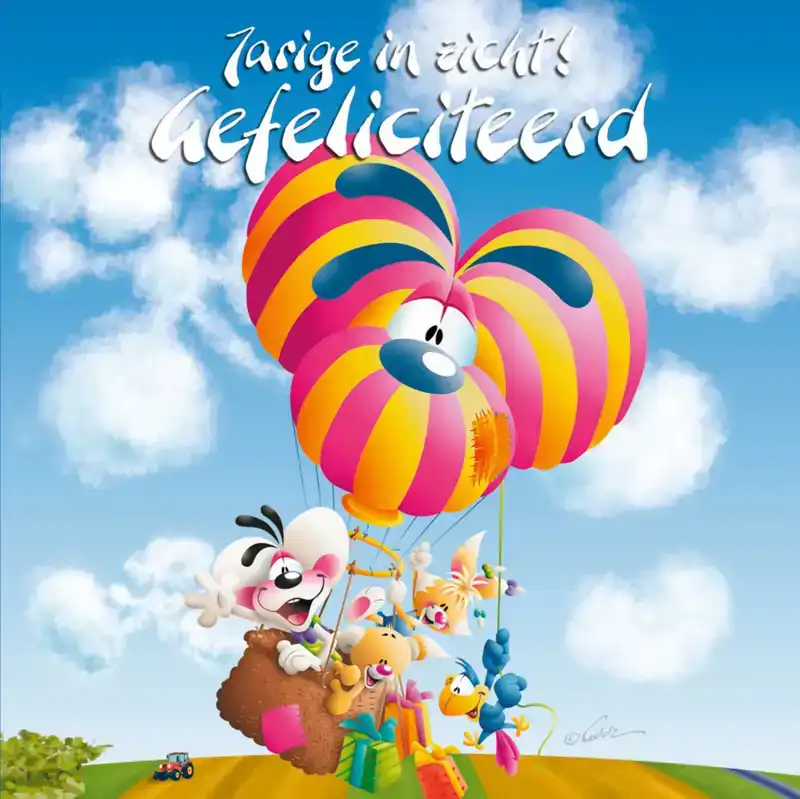 DIDDL 3D CARDS NL 1800 VERJAARDAG