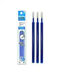 ERASABLE PENS DB REFILLS FOR ERASABLE PENS BLUE INK 3 PCS