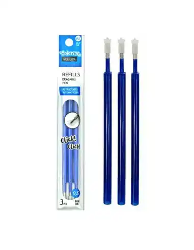 ERASABLE PENS DB REFILLS FOR ERASABLE PENS BLUE INK 3 PCS ERASABLE PENS DB