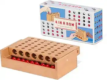 WREBBIT VIER OP EEN RIJ HOUTEN REISVERSIE