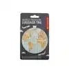 KIKKERLAND BAGAGELABEL - WORLD TRAVELER