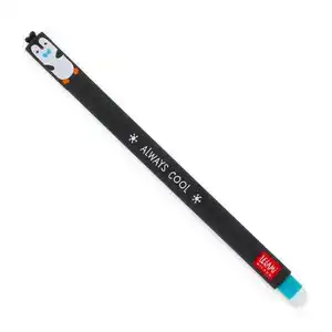 ERASABLE PEN - PENGUIN - TURQUISE INK
