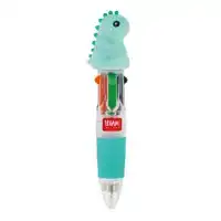 4 COLOUR BALLPOINT PEN DINO