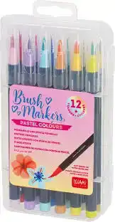 BRUSH MARKERS - PASTEL SET 12