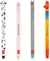 FARM SWEET FARM 4 ERASABLE PENS COW DONKEY PIGGY ROOSTER