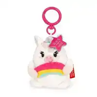 PLUSH KEY RING SUPER SOFT TINY UNICORN