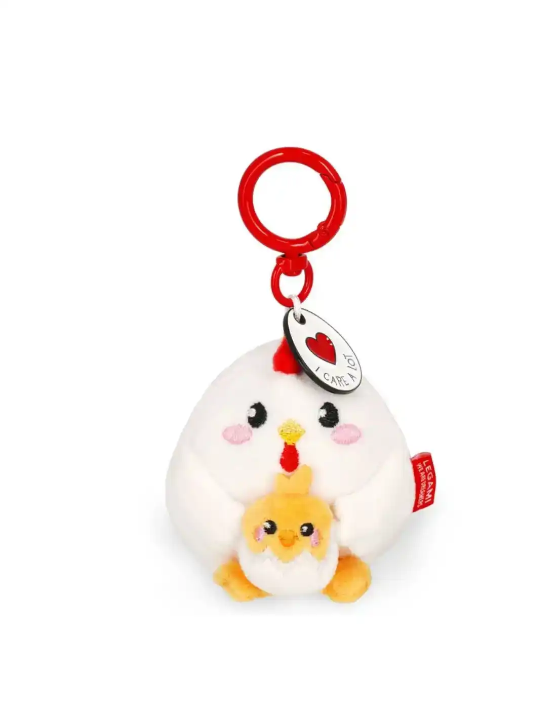 PLUSH KEY RING SUPER SOFT TINY HEN