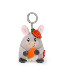PLUSH KEY RING SUPER SOFT TINY DONKEY