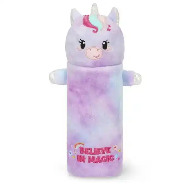 SUPER SOFT! - PLUSH PENCIL CASE - UNICORN