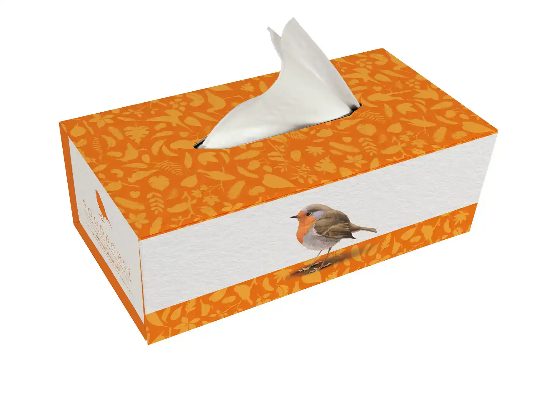 TISSUEBOX HOUDER: DRIE VOGELS, ELWIN VAN DER KOLK, VOGELBESC