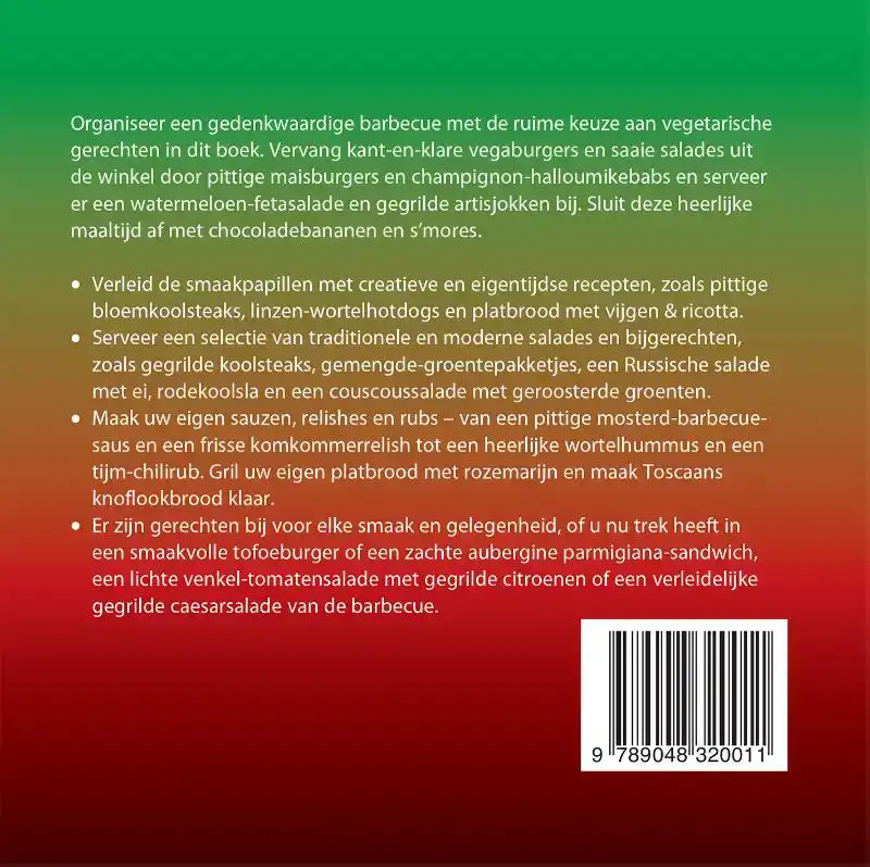 500 VEGETARISCHE BARBECUERECEPTEN