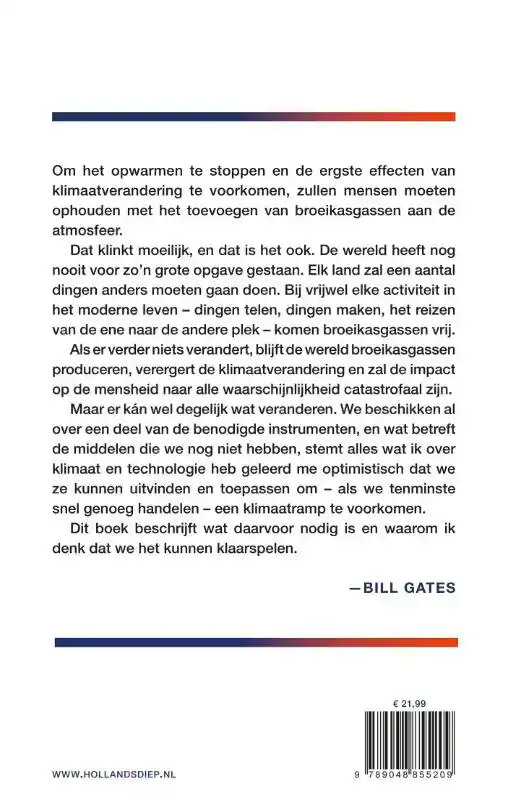 HOE WE EEN KLIMAATRAMP KUNNEN VERMIJDEN