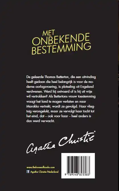 MET ONBEKENDE BESTEMMING