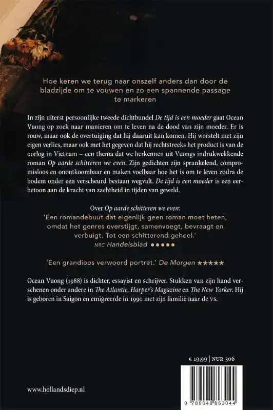 DE TIJD IS EEN MOEDER