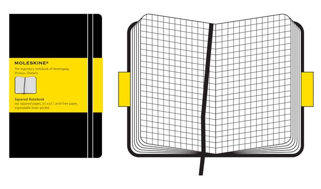 NOTITIEBOEK MOLESKINE POCKET 90X140