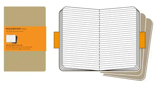 MOLESKINE RULED CAHIER