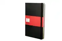 ADRESBOEK MOLESKINE L 130X210MM HC LIJN
