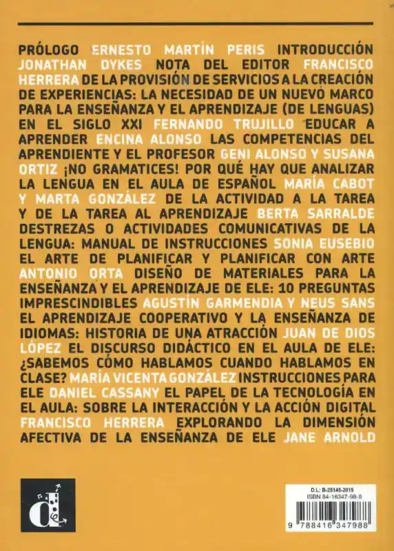 LA FORMACION DEL PROFESORADO DE ESPANOL