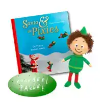 SANTA & DE PIXIES, PAKKET PIXIEPOP + DE PIXIES KOMEN ERAAN