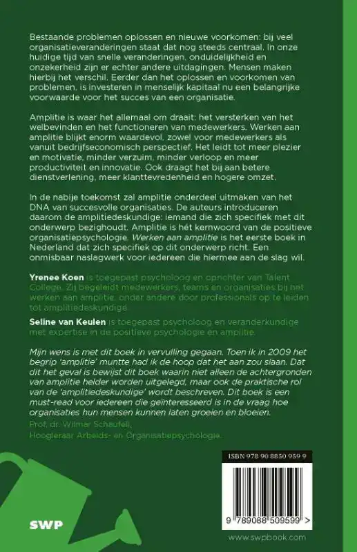 WERKEN AAN AMPLITIE