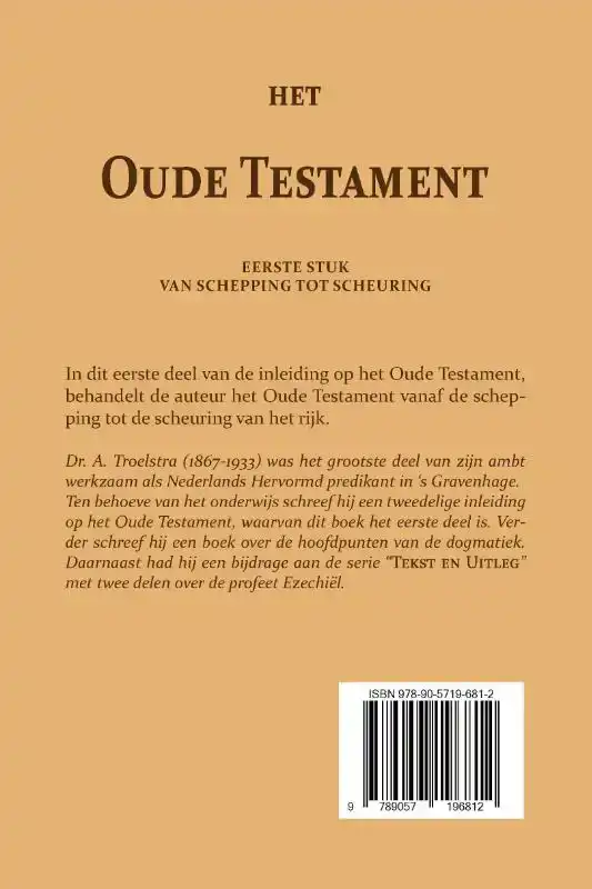 HET OUDE TESTAMENT I