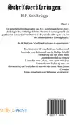 SCHRIFTVERKLARINGEN 1