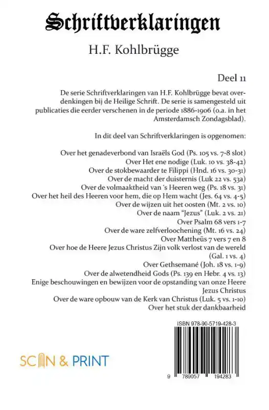 SCHRIFTVERKLARINGEN 11