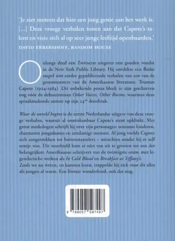 WAAR DE WERELD BEGINT