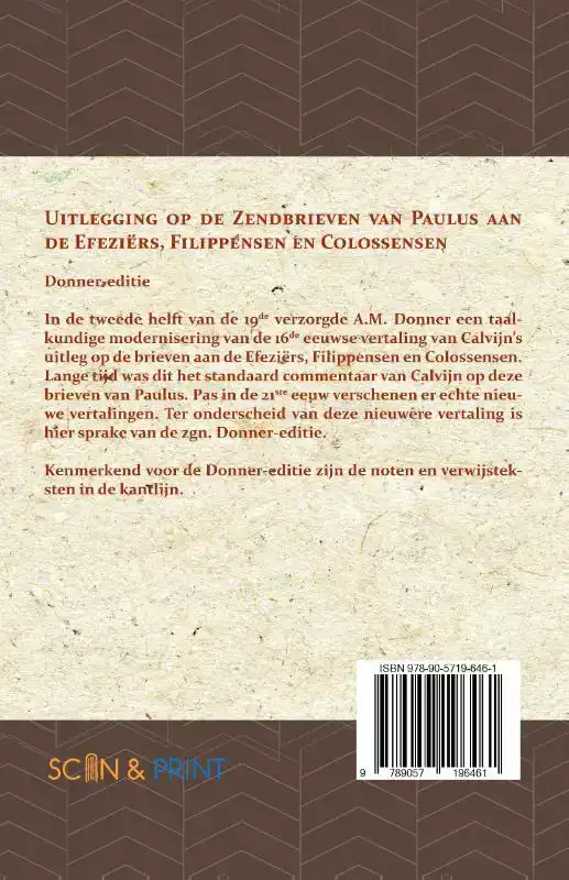 UITLEGGING OP DE ZENDBRIEVEN VAN PAULUS AAN DE EFEZIERS, FIL