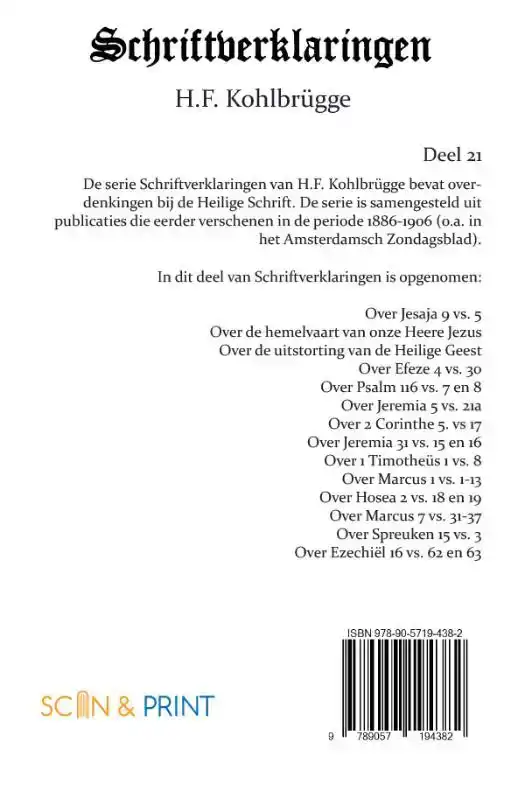SCHRIFTVERKLARINGEN 21