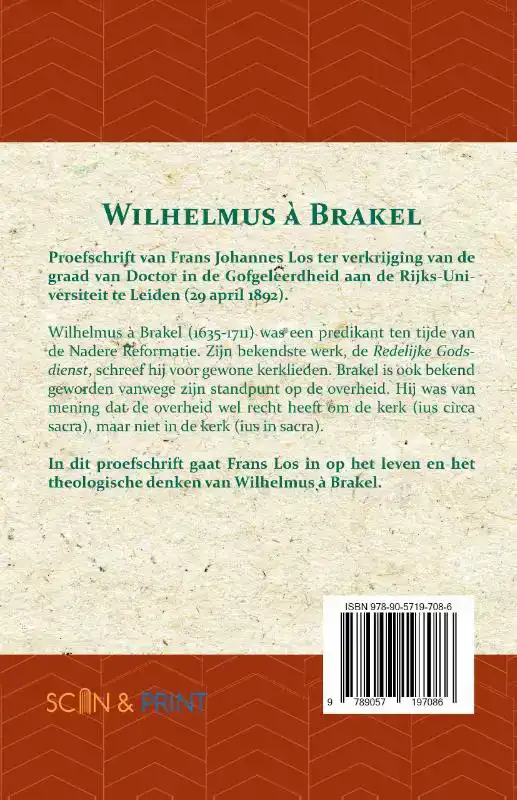 WILHELMUS A BRAKEL