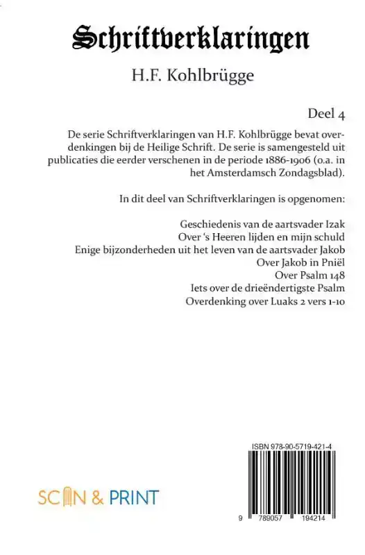 SCHRIFTVERKLARINGEN 4