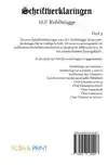 SCHRIFTVERKLARINGEN 3