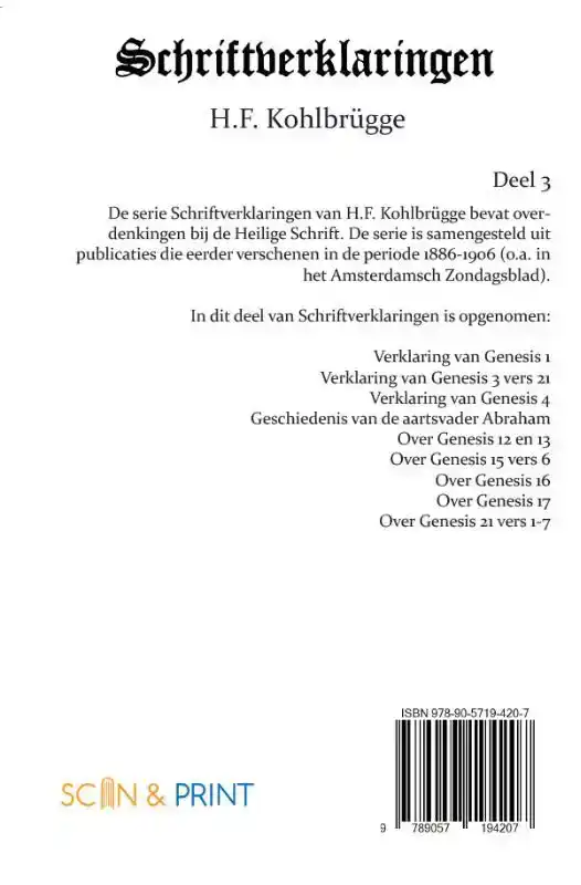 SCHRIFTVERKLARINGEN 3