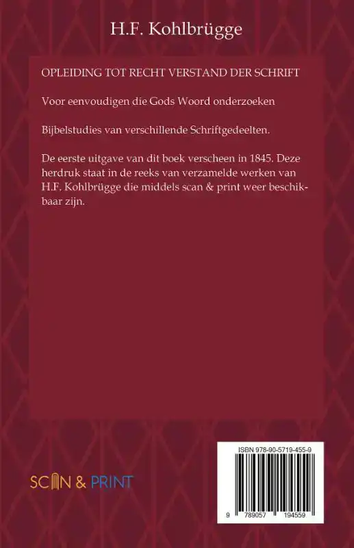 RECHT VERSTAND DER SCHRIFT