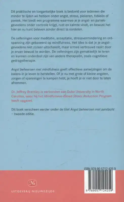 ANGST BEHEERSEN MET MINDFULNESS
