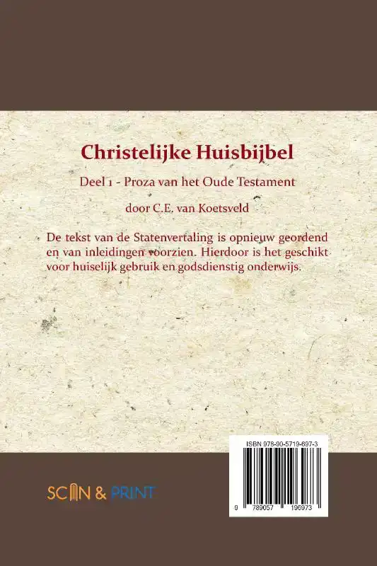 CHRISTELIJKE HUISBIJBEL 1