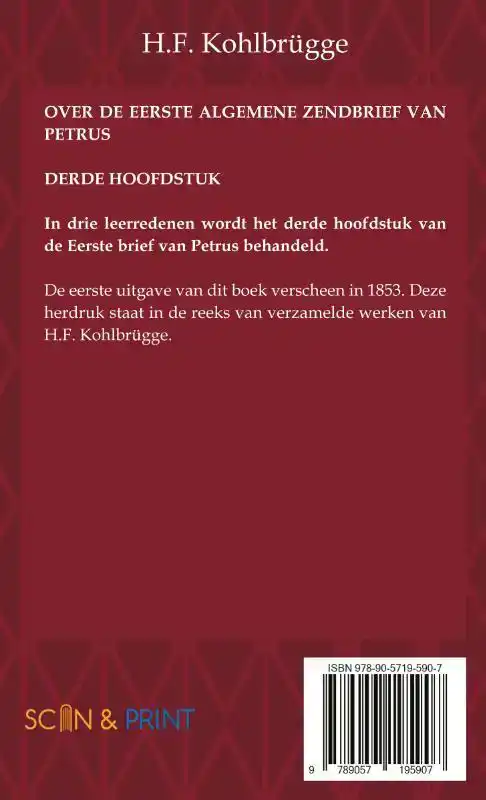 OVER DE EERSTE BRIEF VAN PETRUS 3