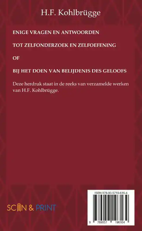 ENIGE VRAGEN EN ANTWOORDEN