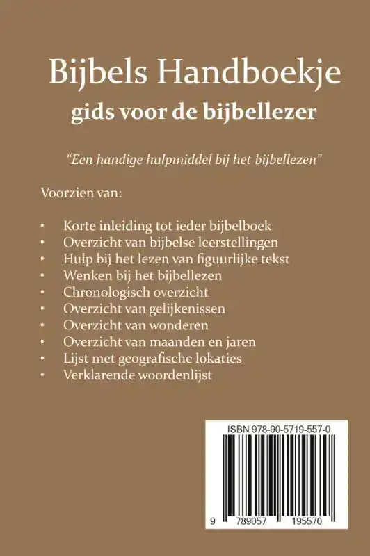 BIJBELS HANDBOEKJE