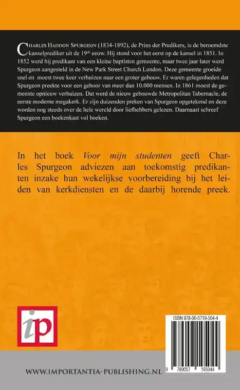 VOOR MIJNE STUDENTEN